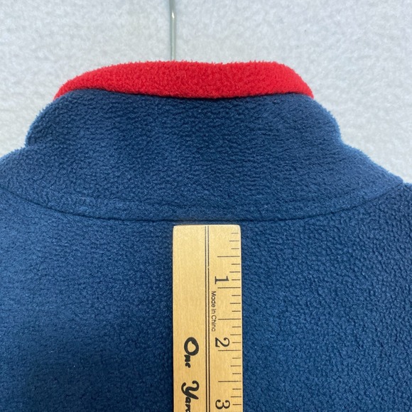 VINTAGE US Ski Team Fleece Jacket Mens L Blue Timberline Colorado Full Zip - Picture 11 of 11